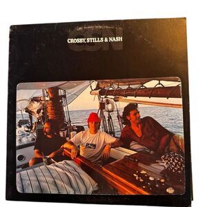 Crosby, Stills & Nash 1977 Atlantic Vinyl LP w/ Inner Sleeve VG+record album